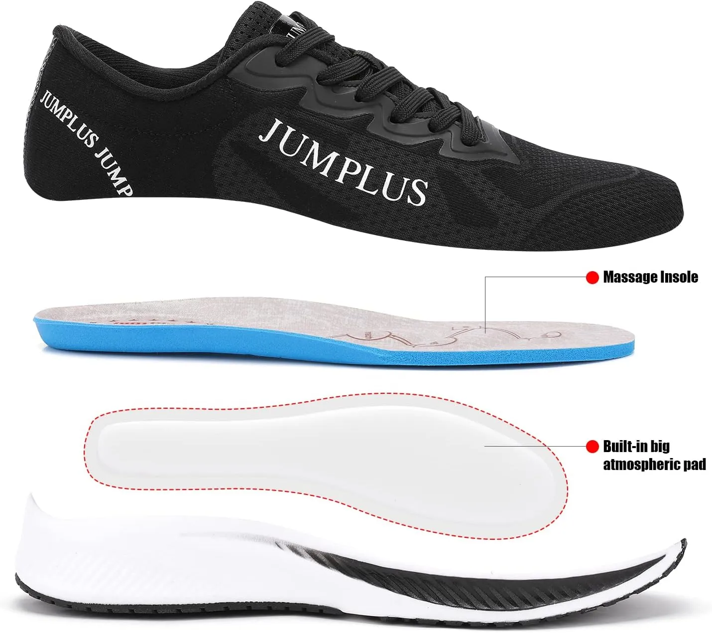 Built-in Air Cushion Walking Shoe Running Shoe Sport Shoe for Women Men