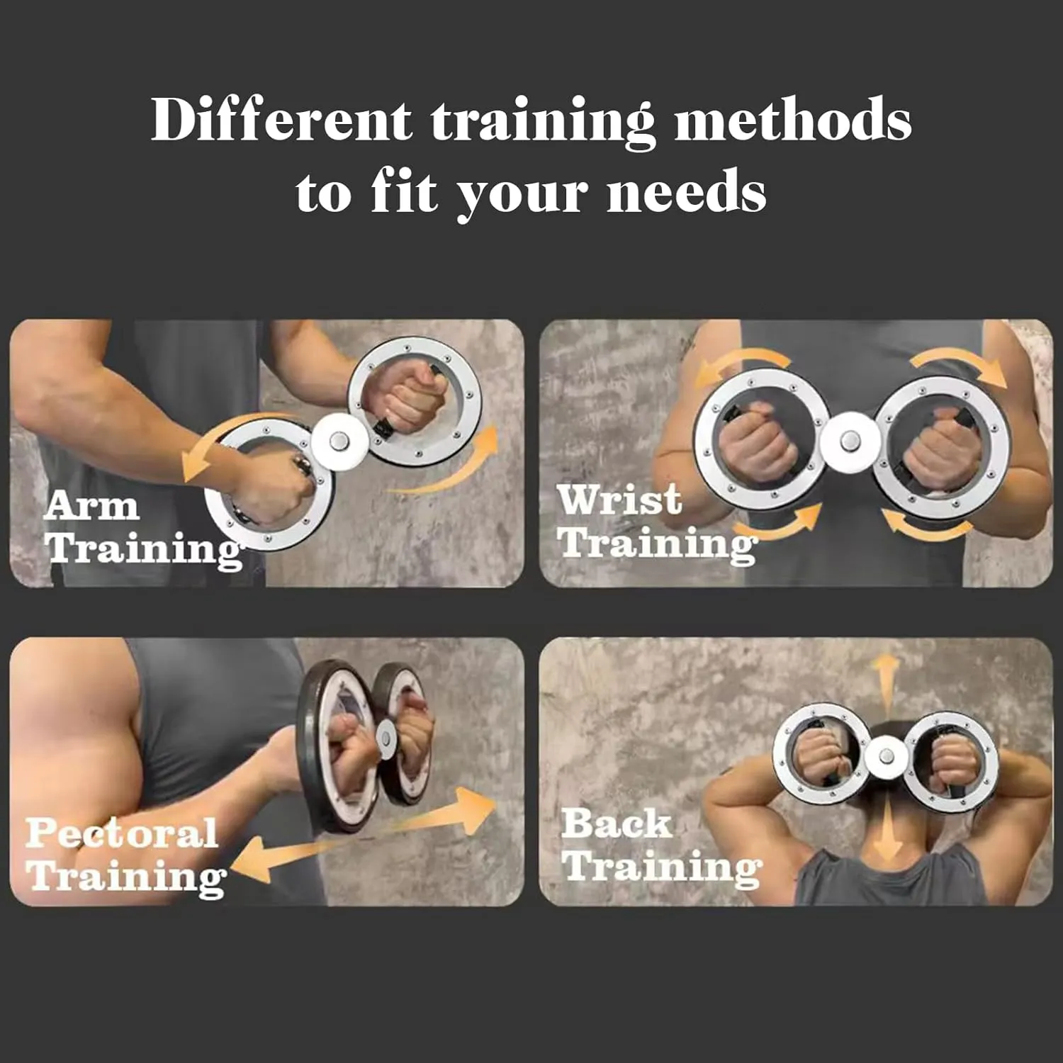 Burn Machine Arm Workout Equipment Multifunctional Arm Shoulder Exercise Equipment Adjustable Resistance Forearm Exerciser Arm Boxing Trainer Forearm Chest Workout Equipment for Home Gym Office