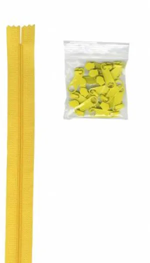 ByAnnie Zippers By The Yard 4 Yds Dandelion ZIPYD-195