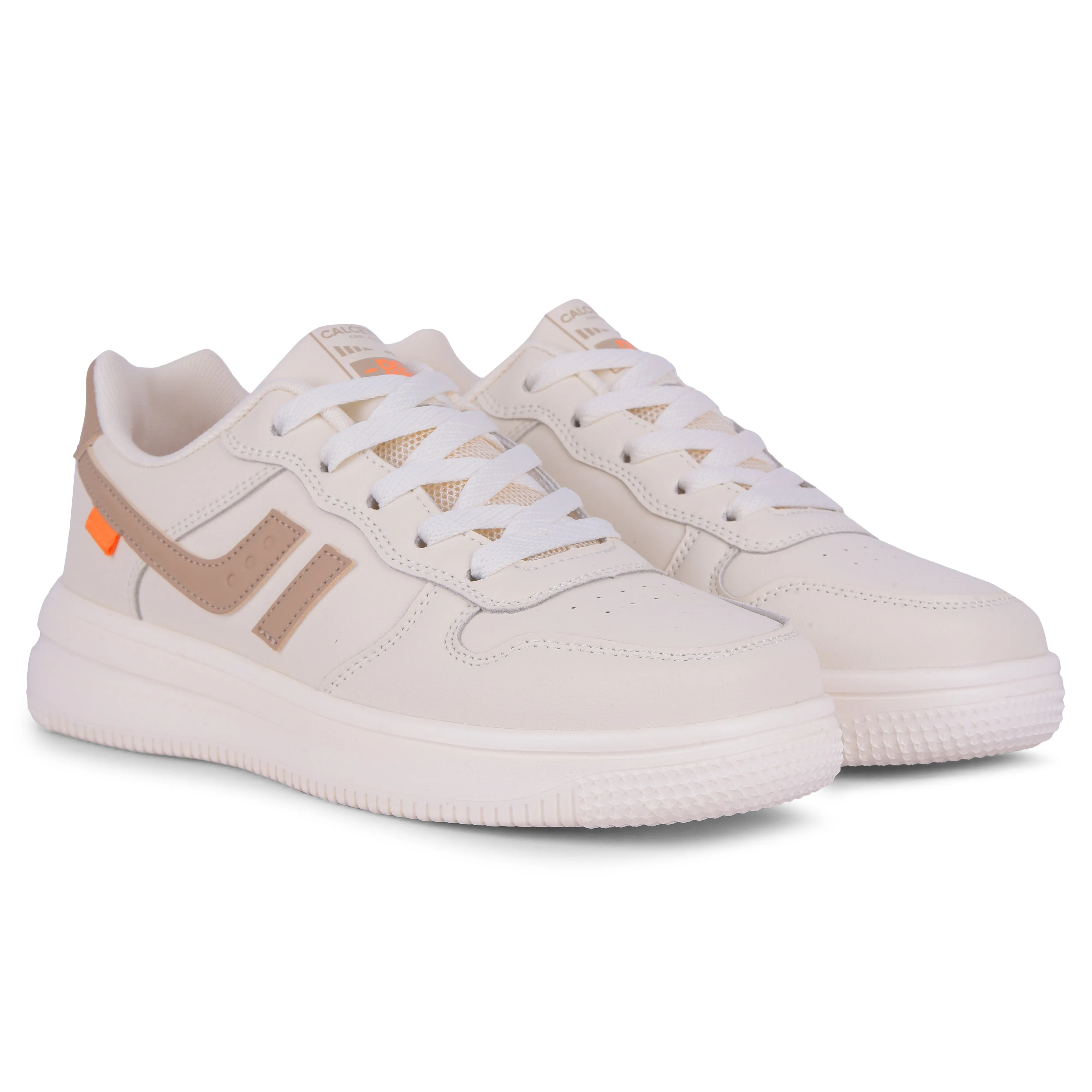 Calcetto Lightweight Casual Men'S Sneakers Shoes CLT-2027 Beige