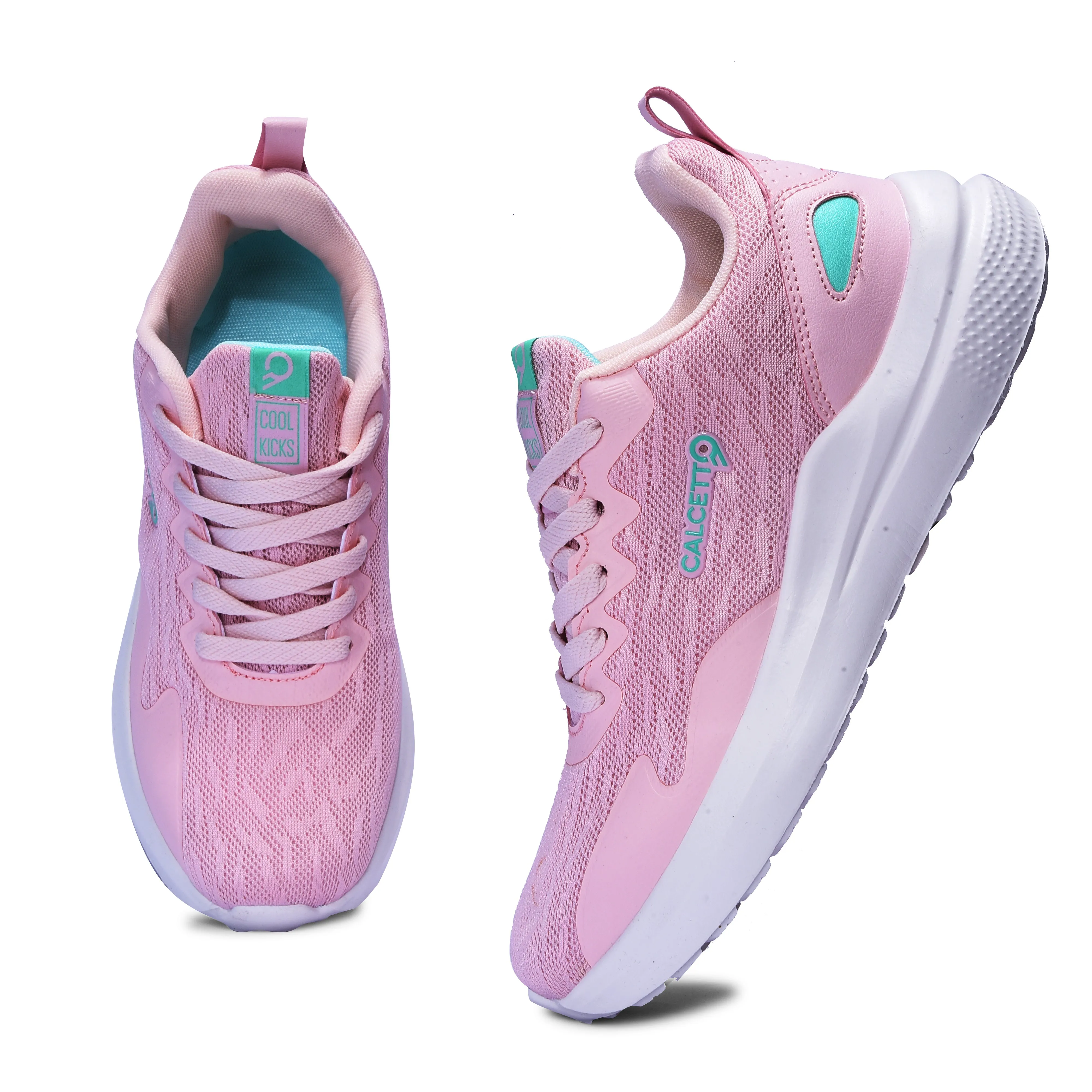 Calcetto Lightweight Casual WoMen's Running Sports Shoes CLT-9828 Peach