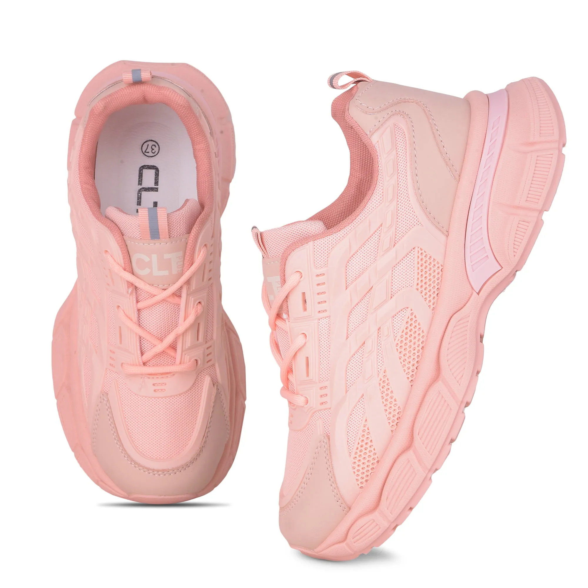 Calcetto Lightweight Casual WoMen's Running Sports Shoes LDS-034 Pink