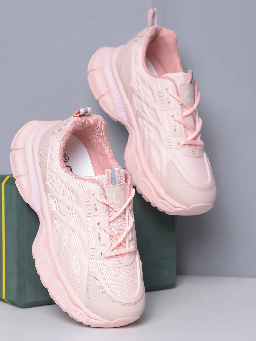Calcetto Lightweight Casual WoMen's Running Sports Shoes LDS-034 Pink