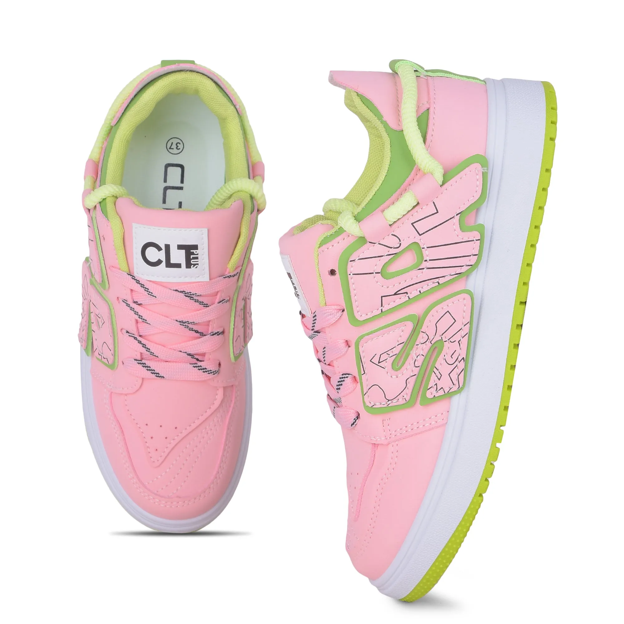 Calcetto Lightweight Casual Women'S Sneakers Shoes LDS-036 Pink
