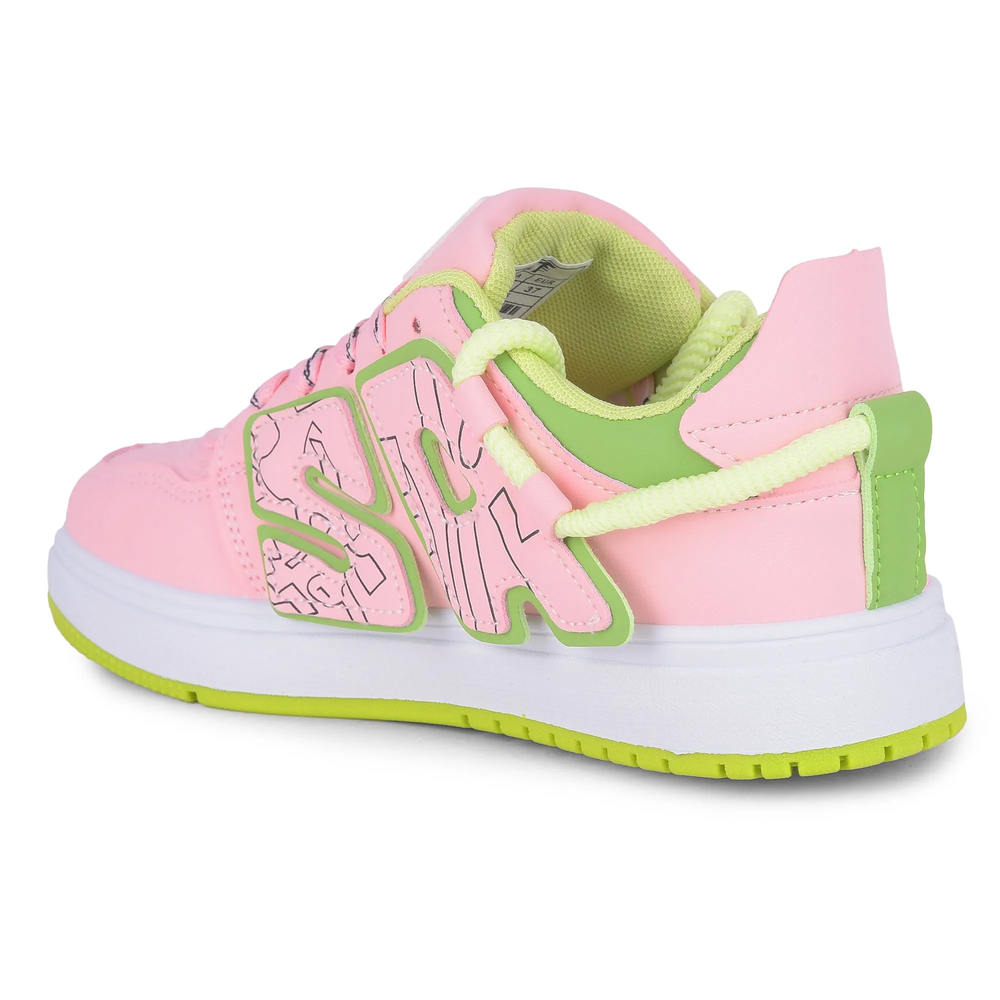 Calcetto Lightweight Casual Women'S Sneakers Shoes LDS-036 Pink