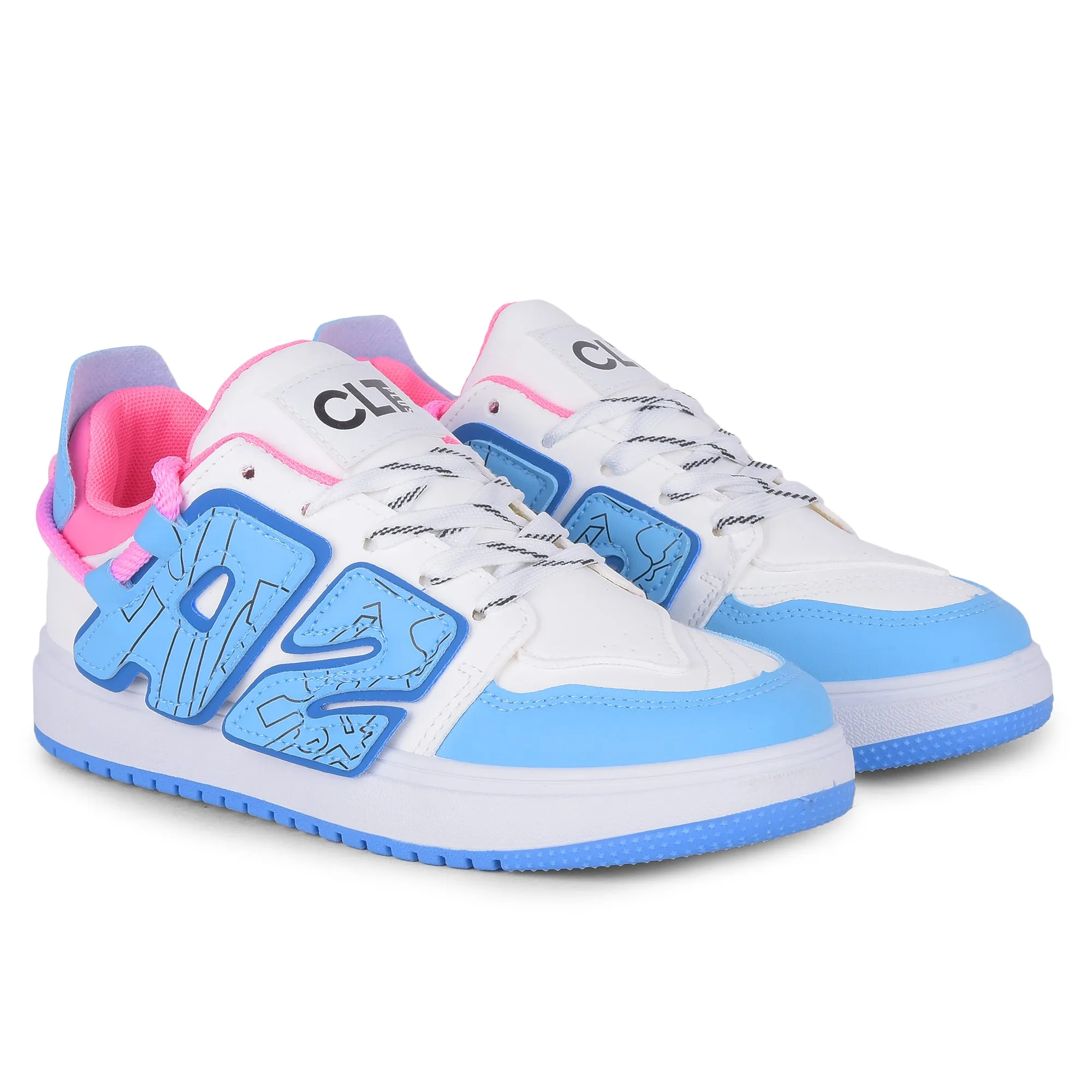 Calcetto Lightweight Casual Women'S Sneakers Shoes LDS-036 White Sky