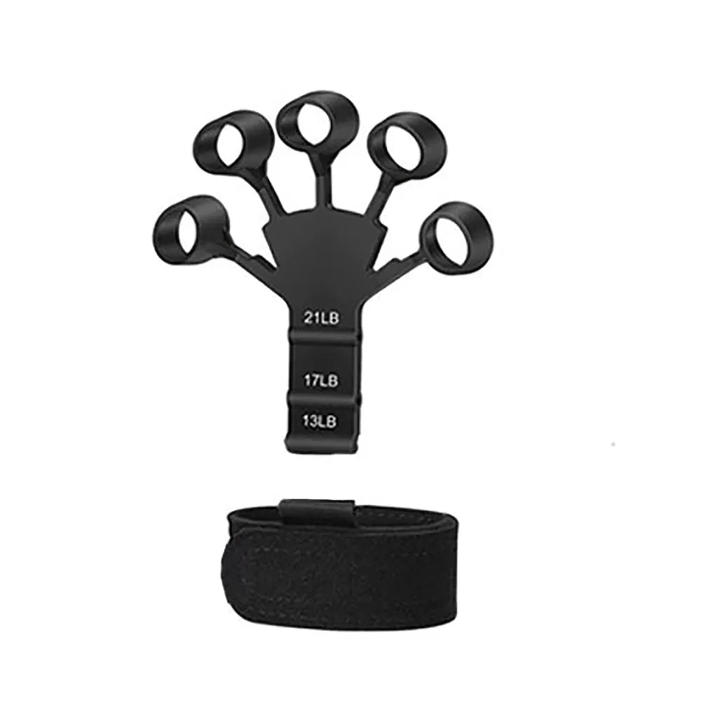 Camouflage Finger Trainer Silicone Hand Strength Training Gripper Resistance Bands Fitness Basketball Exerciser Equipment 2023