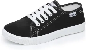 Canvas Korean Style Fashion Sneakers Lightweight Casual Flat Trainers for Daily Wear Walking Travel and School Versatile White Shoes for Women