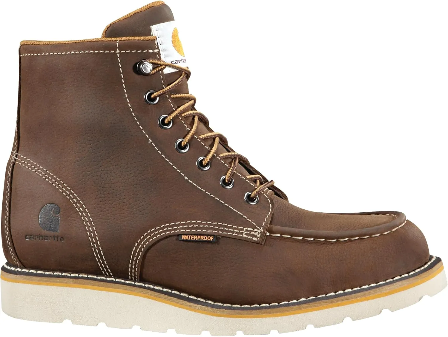 Carhartt Men's Waterproof 6" Moc Steel Toe Wedge Work Boot