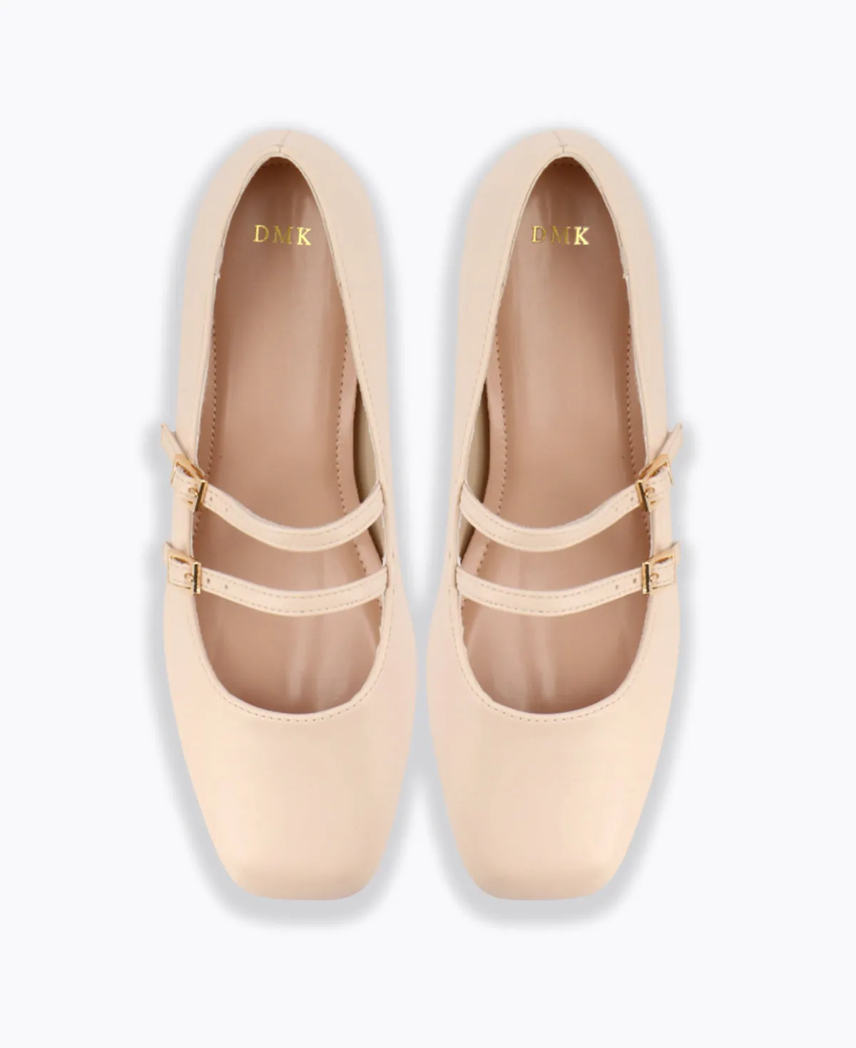 Carrie Mary Janes - Matte Beige
