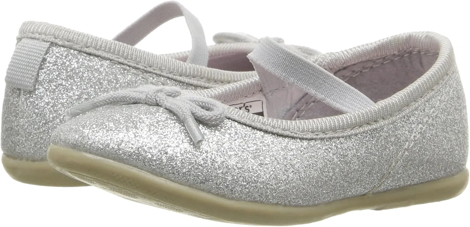 carter's Ruby Girl's Glitter Ballet Flat
