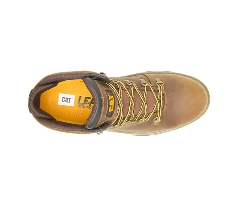 Caterpillar Men's Exposition Hiker Waterproof Alloy Toe Work Boot Pyramid Leather
