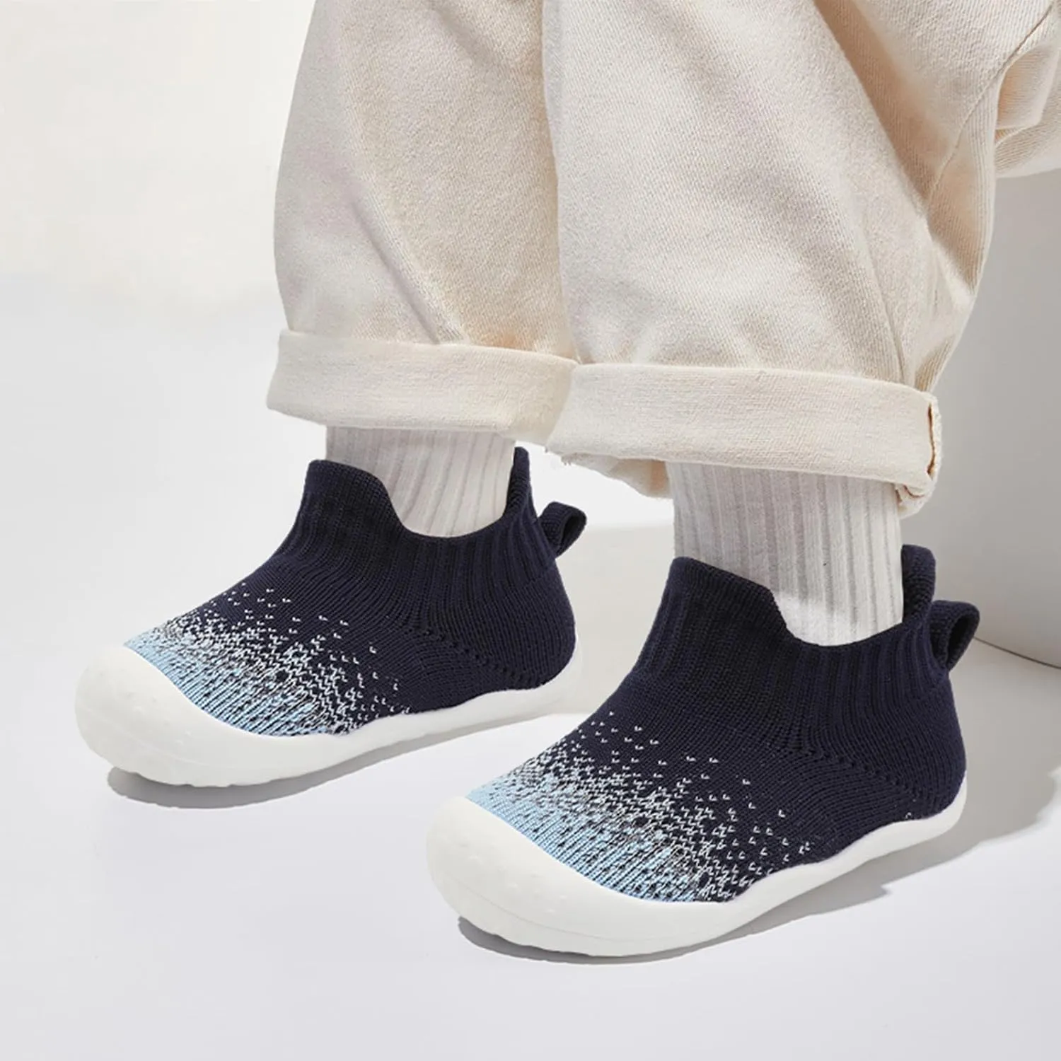 Centipede Demon Baby Shoes Baby Boys Girls Sock Shoes Breathable Infants Toddlers Slippers Indoor Outdoor Boots First Walking Shoe Slip On Sneakers Non Slip with Soft Rubber Soles