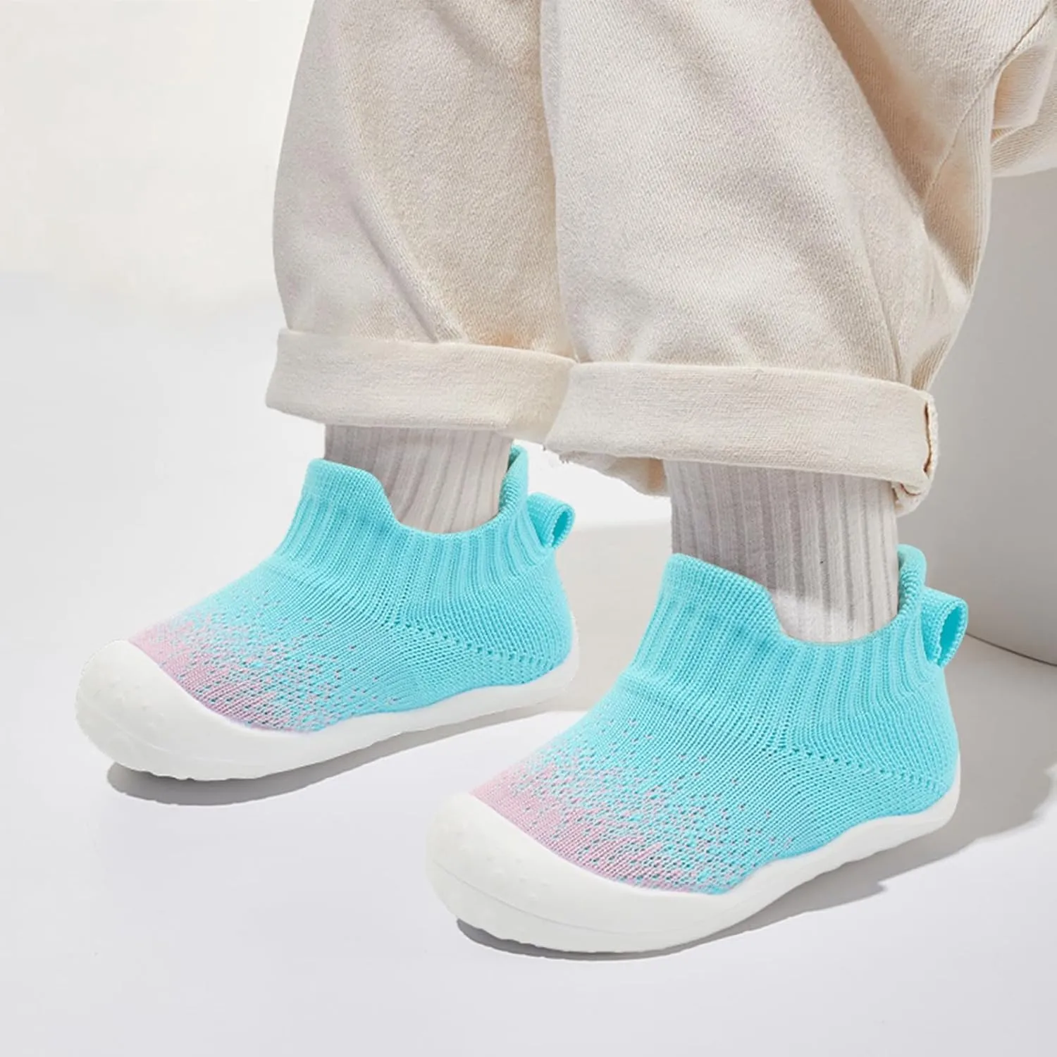 Centipede Demon Baby Shoes Baby Boys Girls Sock Shoes Breathable Infants Toddlers Slippers Indoor Outdoor Boots First Walking Shoe Slip On Sneakers Non Slip with Soft Rubber Soles