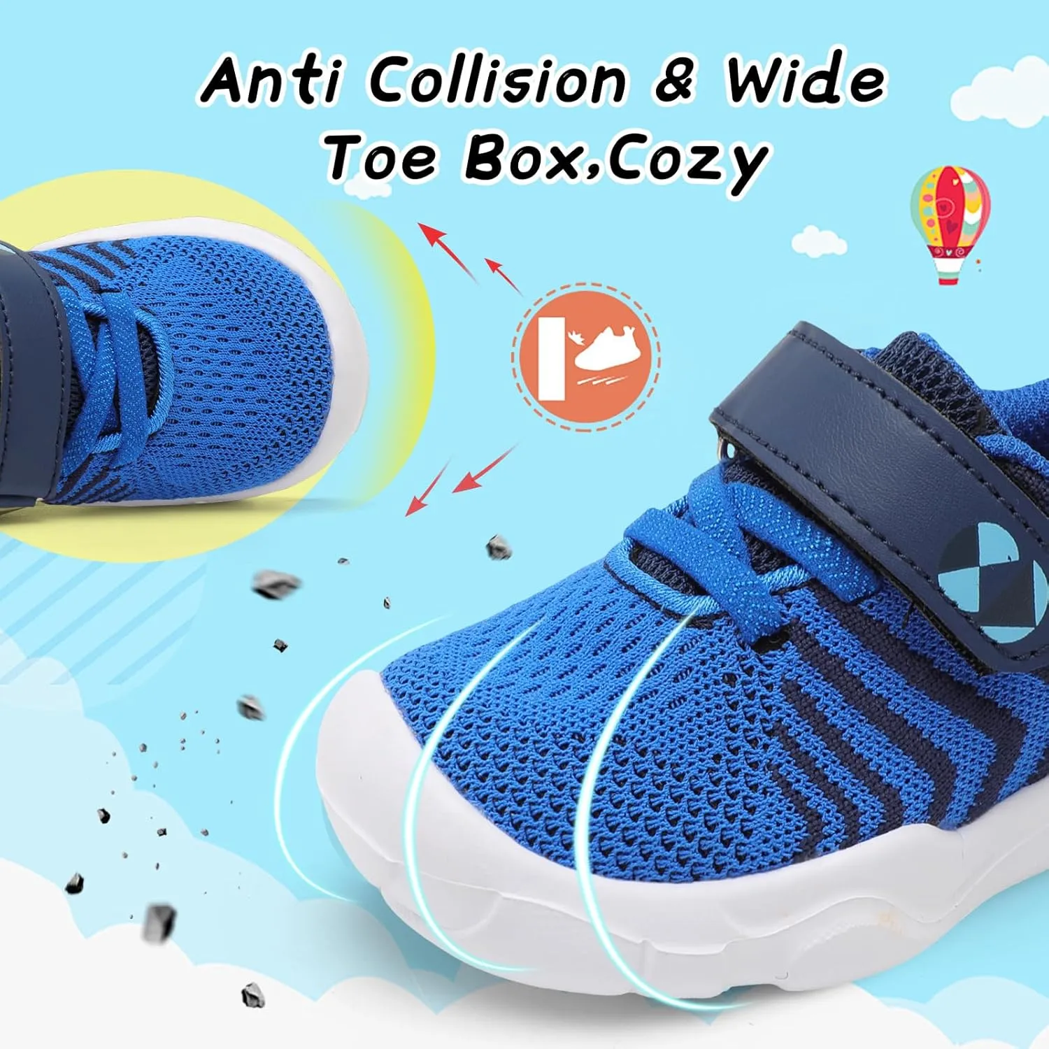 Centipede Demon Toddler Shoes Boys Girls Breathable Sneakers Kids Barefoot Shoes Lightweight Walking Running Shoe Outdoor Athletic Tennis Shoe