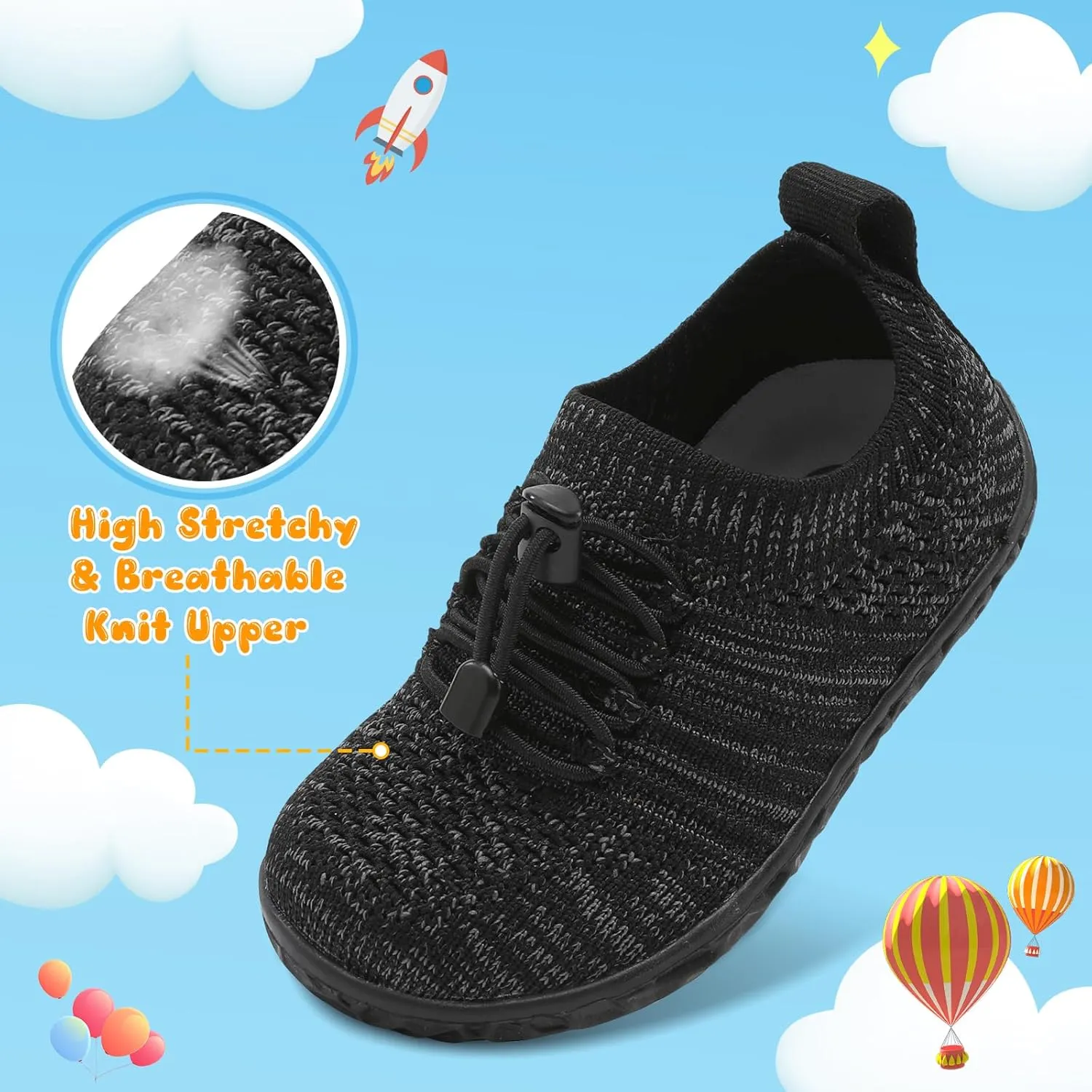 Centipede Demon Toddler Shoes for Boys Girls Baby Kids Slip on Walking Shoe Breathable Sock Shoes Lightweight Soft Sneakers