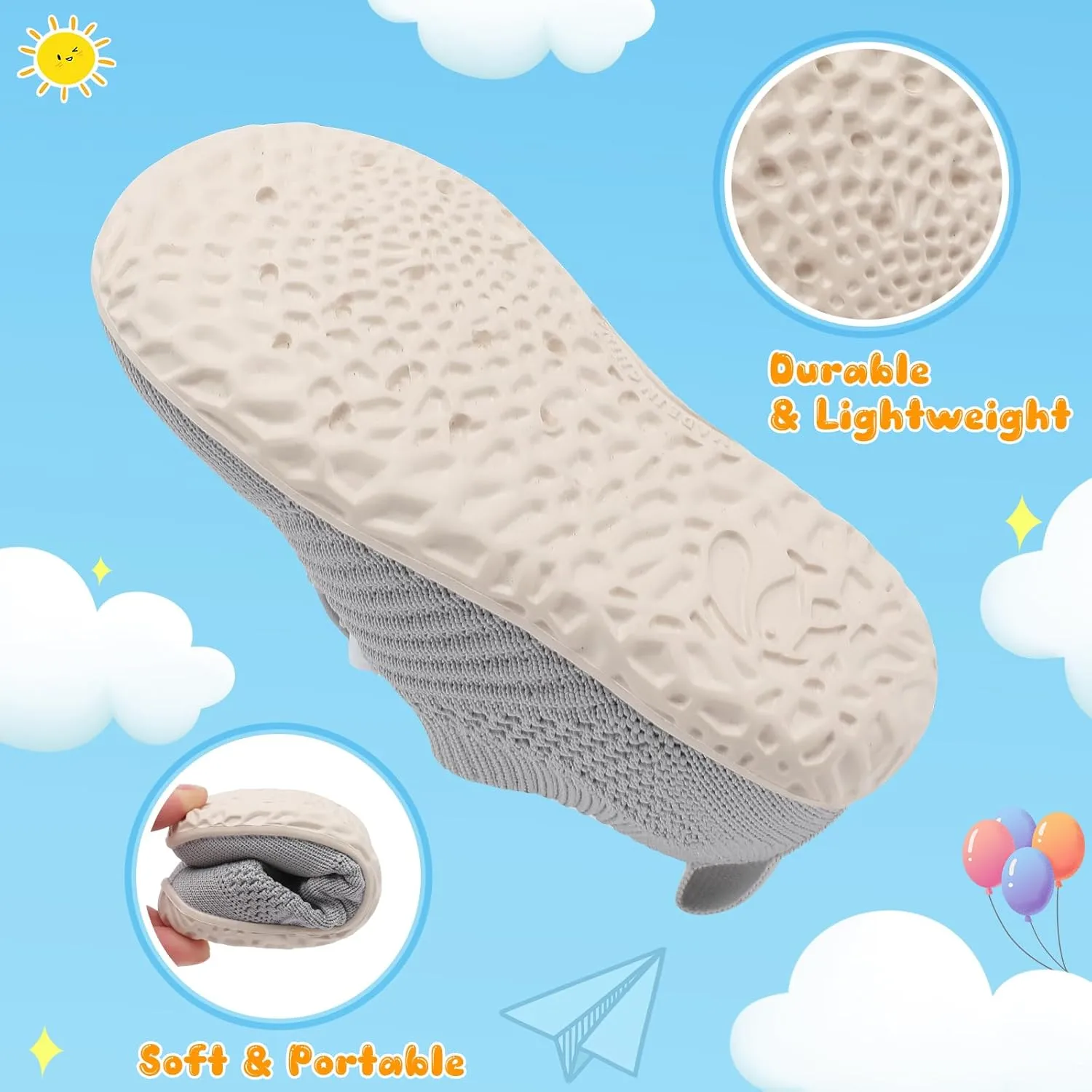 Centipede Demon Toddler Shoes for Boys Girls Baby Kids Slip on Walking Shoe Breathable Sock Shoes Lightweight Soft Sneakers