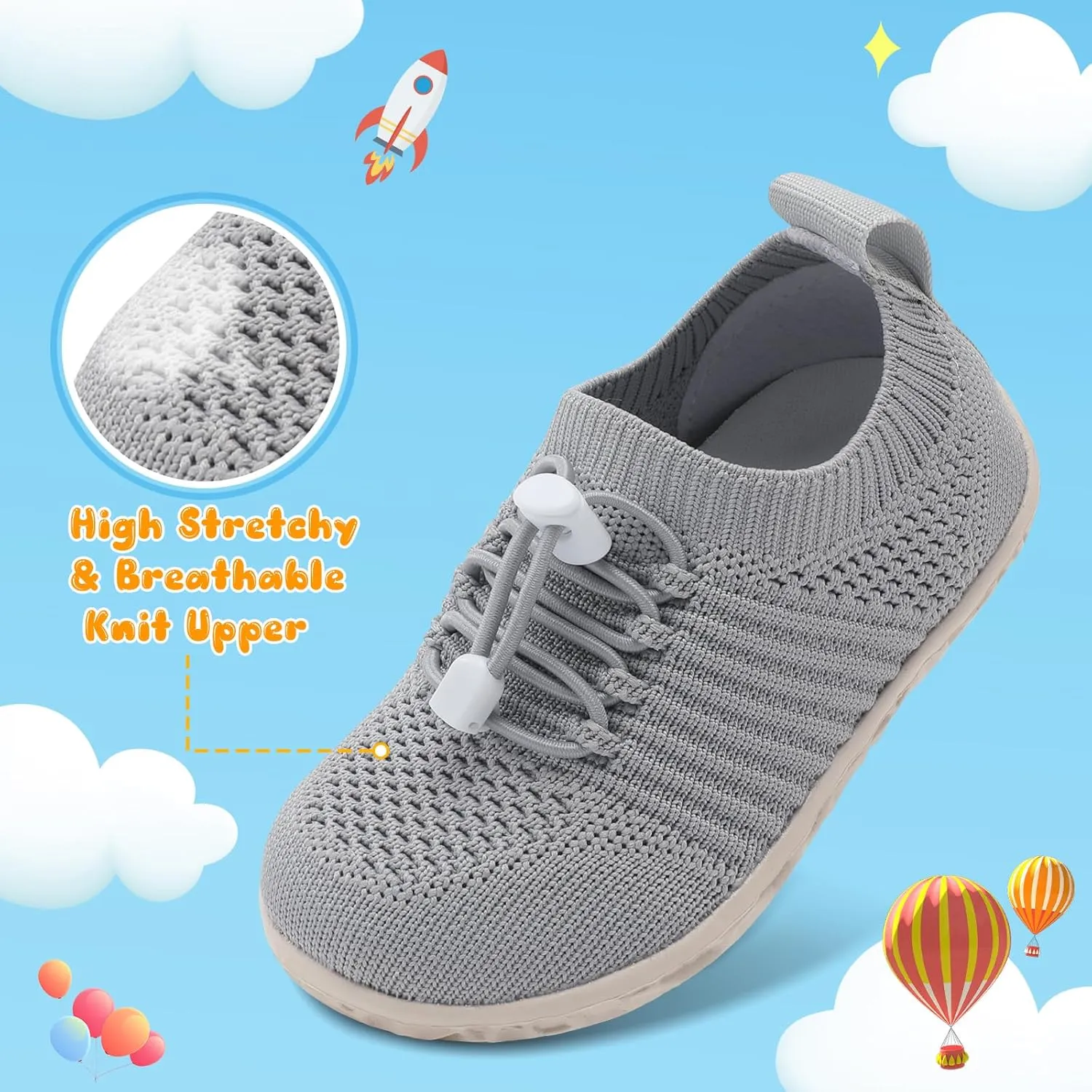 Centipede Demon Toddler Shoes for Boys Girls Baby Kids Slip on Walking Shoe Breathable Sock Shoes Lightweight Soft Sneakers