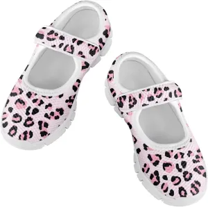 chaqlin Kids Casual Shoes Boys Girls Lightweight Running Walking Flat Mary Jane Shoes Breathable Non Slip Sports Sneakers for School