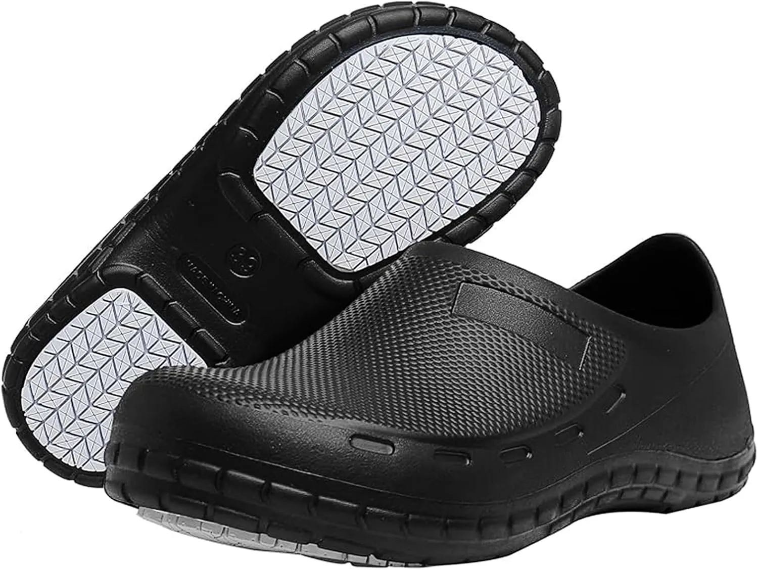 Chef Shoes Men - Non Slip Oil Water Resistant Work Shoe Comfortable Nursing Clogs for Garden Kitchen Restaurant Office Seaside Indoor and Outdoor for Women Men Zapatos de Cocina para Hombres