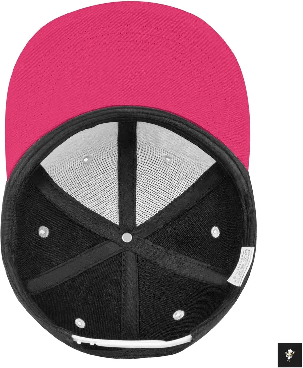 Chef with Spatula and Frying Pan Baseball Cap for Men Women Snapback Hat Adjustable Flat Bill Hats