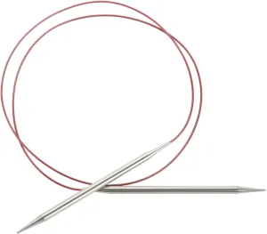ChiaoGoo 40-Inch Red Lace Stainless Steel Circular Knitting Needles, 9/5.5mm