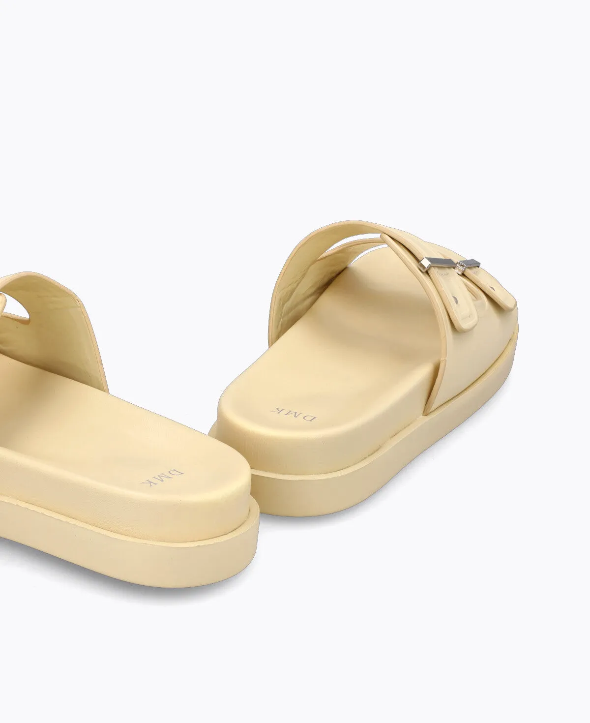 Chiara Platform Sandals - Yellow