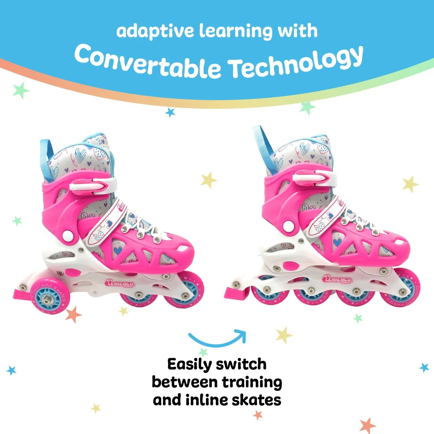 CHICAGO Skates Inline Training Skate Combo Set