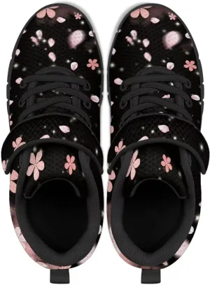 Child Boys Girls Travel Shoes Single Buckle Low-Top Sneakers Lightweight Lace-Up Running Shoe for Travel US 11-15 Black Sole