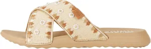 Christi Slide Embroidered - Tan
