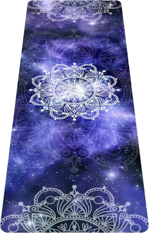 Cifupy Yoga Mat Double-Sided Non Slip Exercise Mat Eco Friendly TPE Fitness Exercise Mat With Carrying Strap & Storage Bag Workout Mat for Yoga, Pilates and Floor Exercises