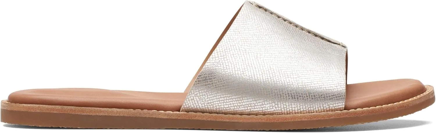 Clarks Women's Bass Slide Sandal, 39.5 EU