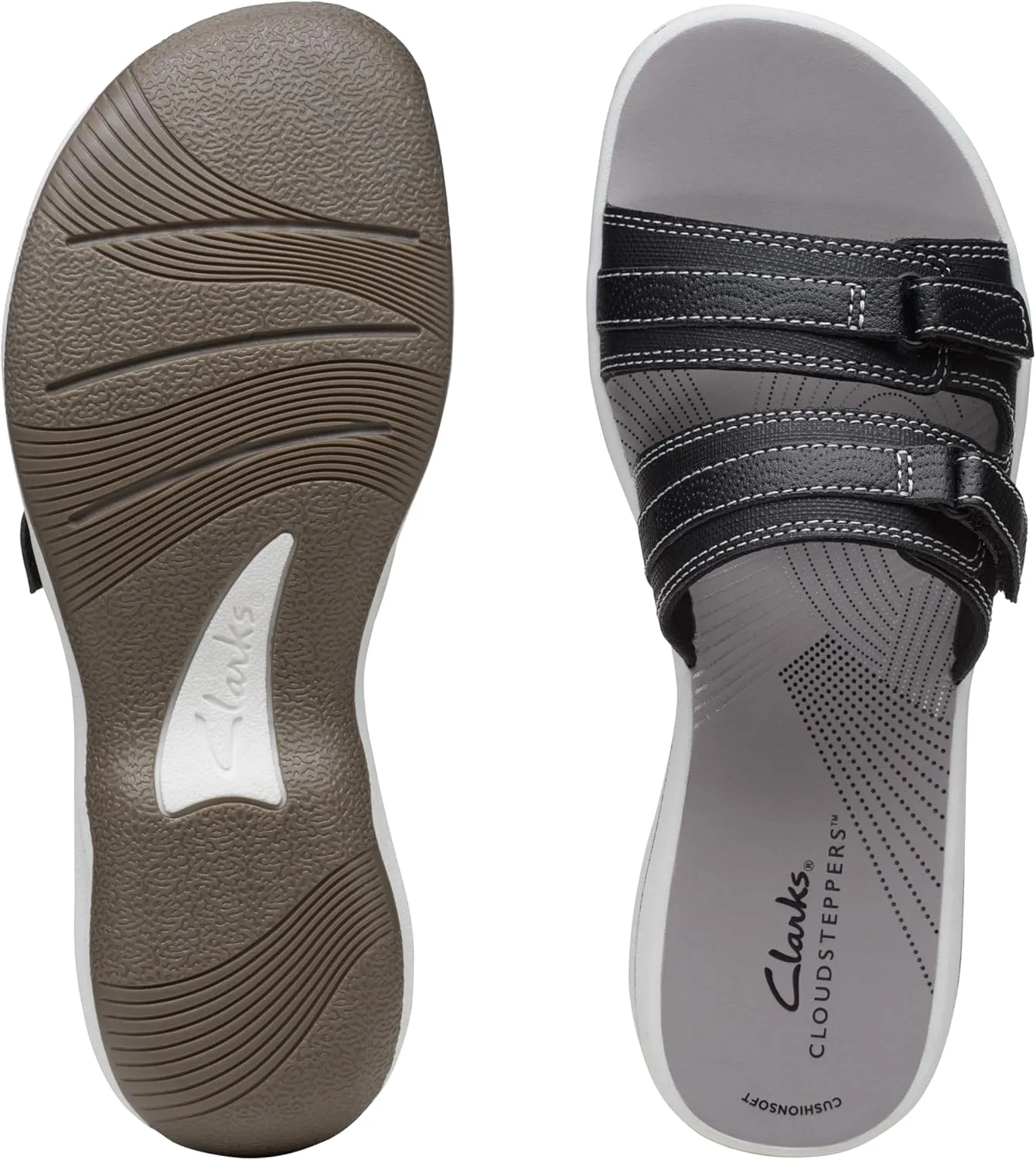 Clarks Women's Breeze Piper Slide Sandal