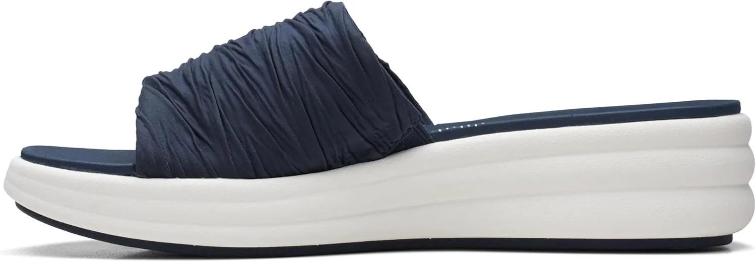 Clarks Womens Slip On Open Toe Slide Sandals