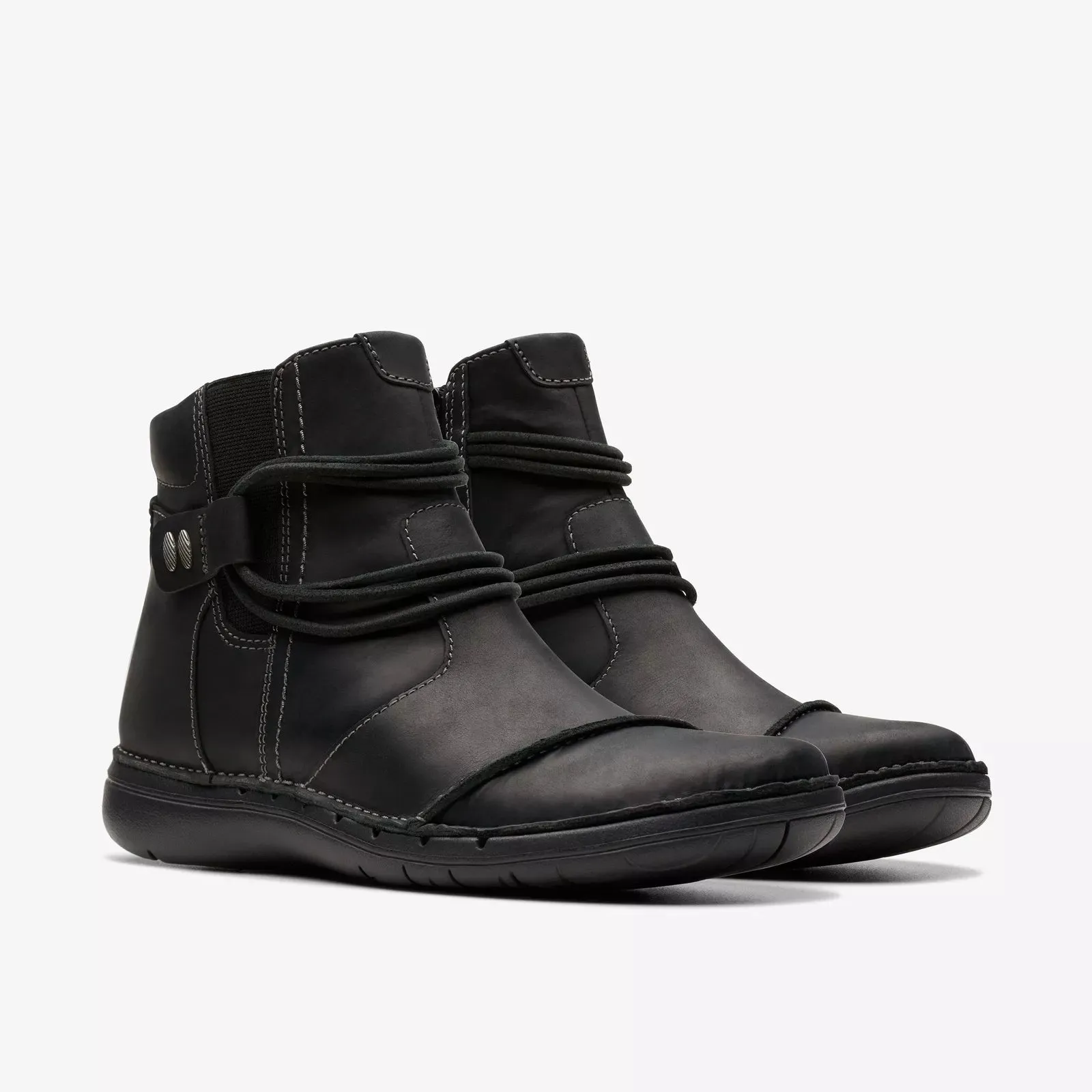 Clarks Women's Un Loop Up Black 26174973