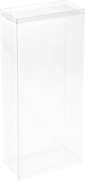 Clear Folding Display Box for Extra Large 11-12.5 inch Dolls and Action Figures, 6" W x 3" D x 13" H