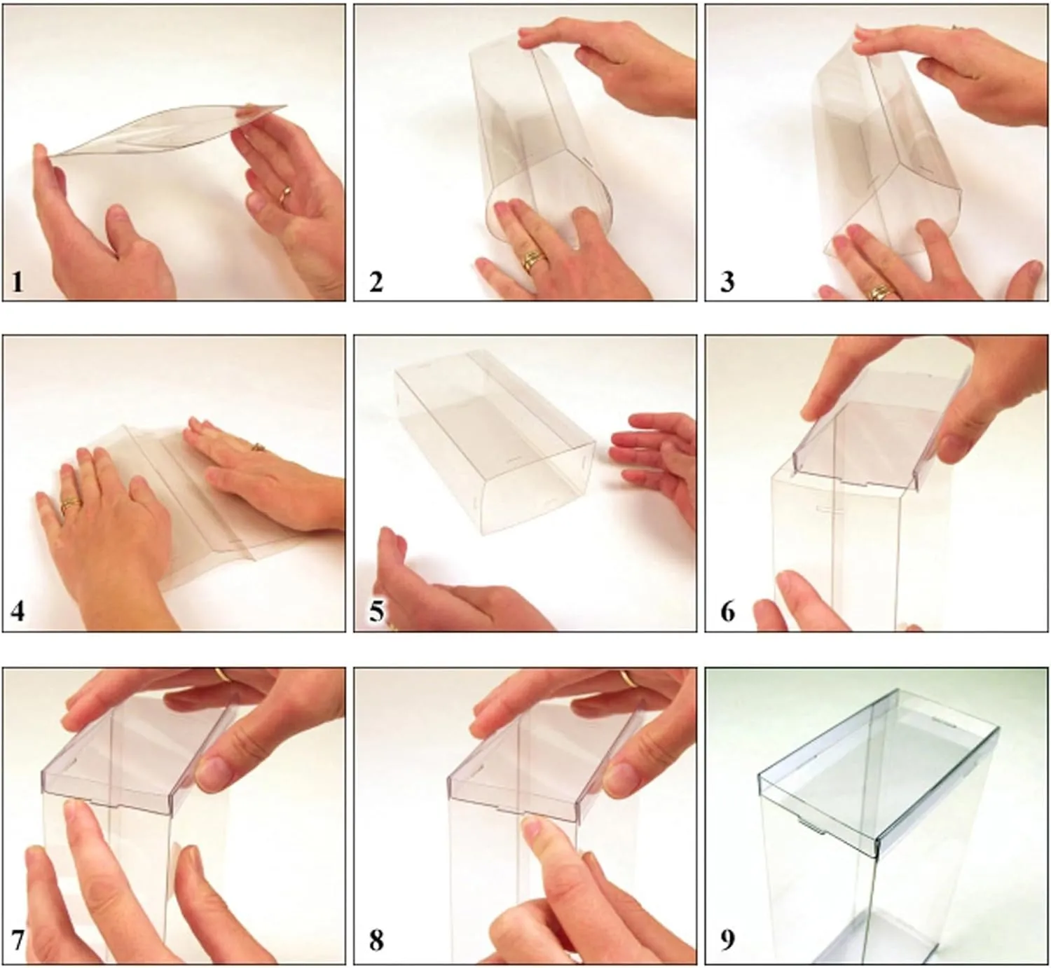 Clear Folding Display Box for Extra Large 11-12.5 inch Dolls and Action Figures, 6" W x 3" D x 13" H