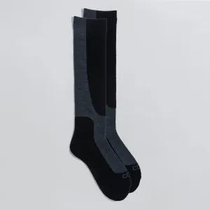 Coal Lightweight Snow Sock Black