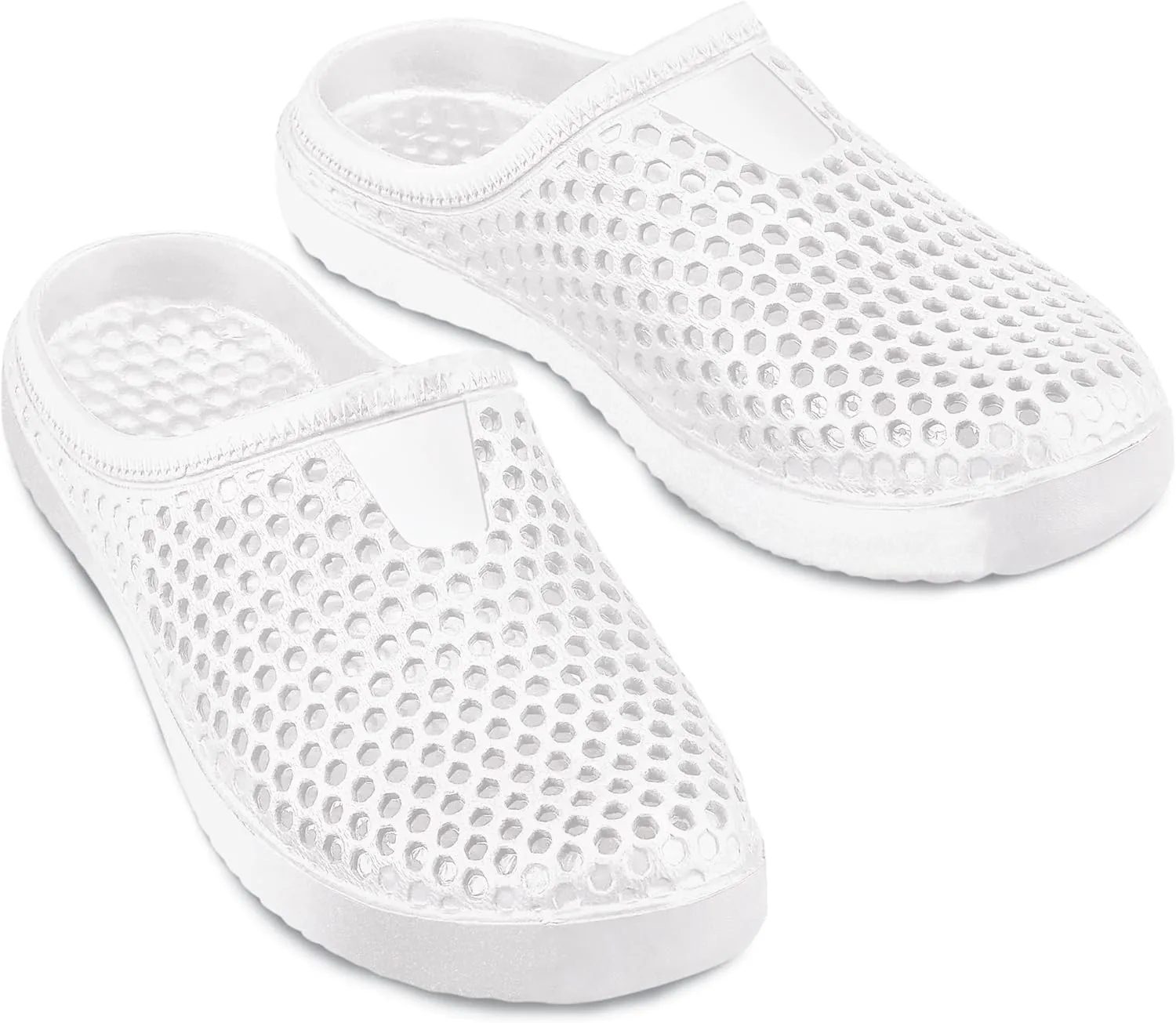 Collections Etc Lightweight Waterproof Comfort Clogs, Indoor/Outdoor Use, Textured Soothing Relief