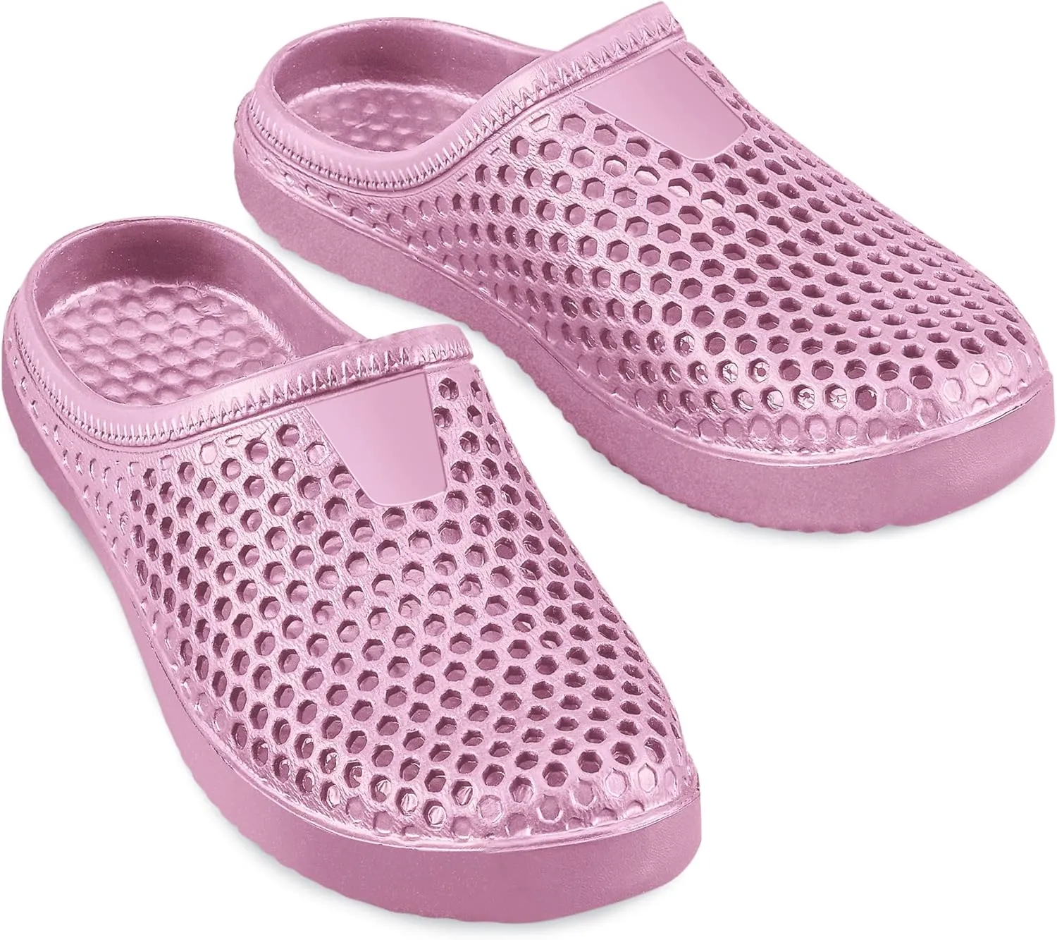 Collections Etc Lightweight Waterproof Comfort Clogs, Indoor/Outdoor Use, Textured Soothing Relief