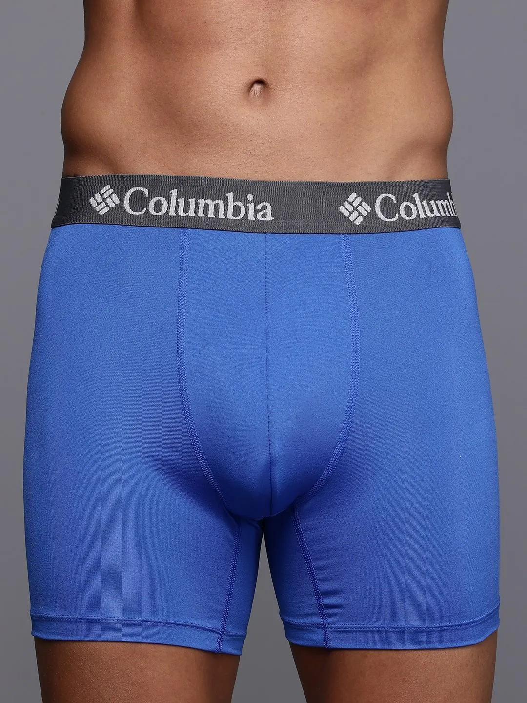 Columbia Men Multi BOXER BRIEF 3PK SOLID-POLYESTER STRETCH (Non Returnable)