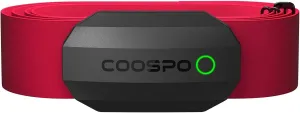 COOSPO Bluetooth Heart Rate Monitor Chest Strap H808S, ANT  BLE HR Monitor Chest, HRM IP67 Waterproof, 300H Battery Life