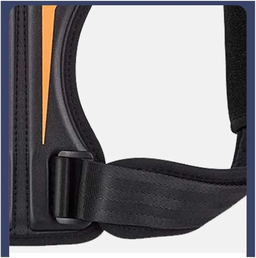Corrector Back Brace Adjustable Brace for Upper Back Shoulder Back Trainer Spine Corset Support (Black L Code)