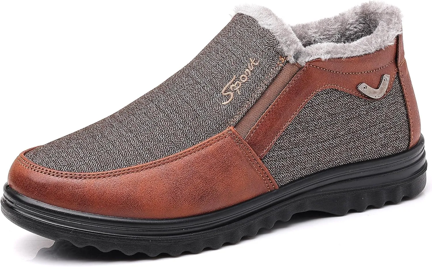 COSIDRAM Mens Casual Loafers Shoes Ankle High Lightweight Moccasins for Adult Male