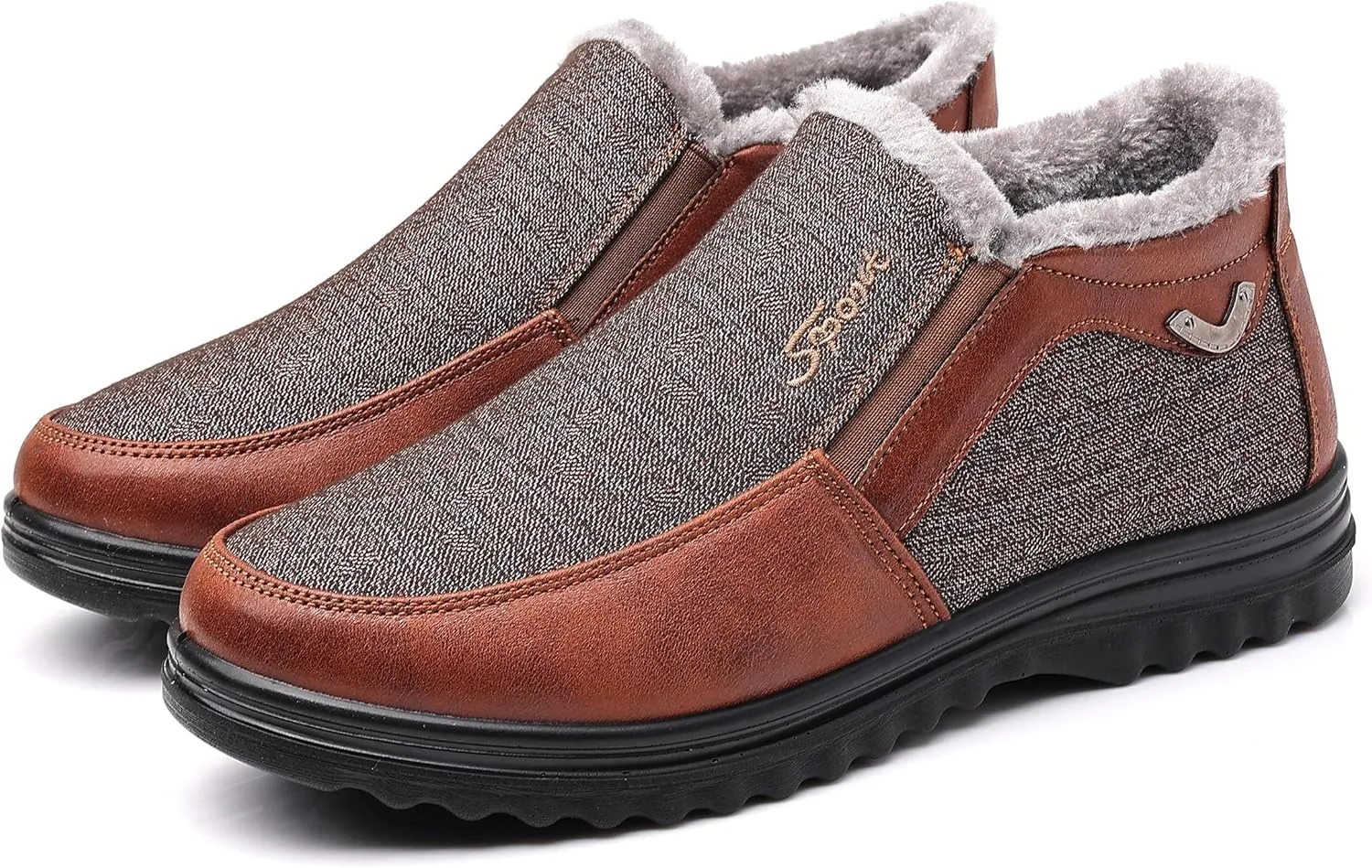 COSIDRAM Mens Casual Loafers Shoes Ankle High Lightweight Moccasins for Adult Male