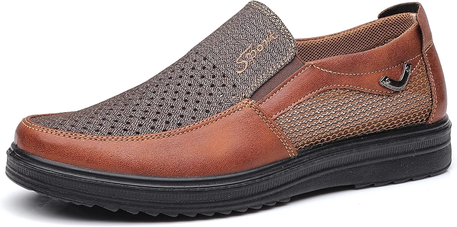 COSIDRAM Mens Loafer Casual Shoes Comfort Lightweight Driving Travel Walking Shoes for Adult Male