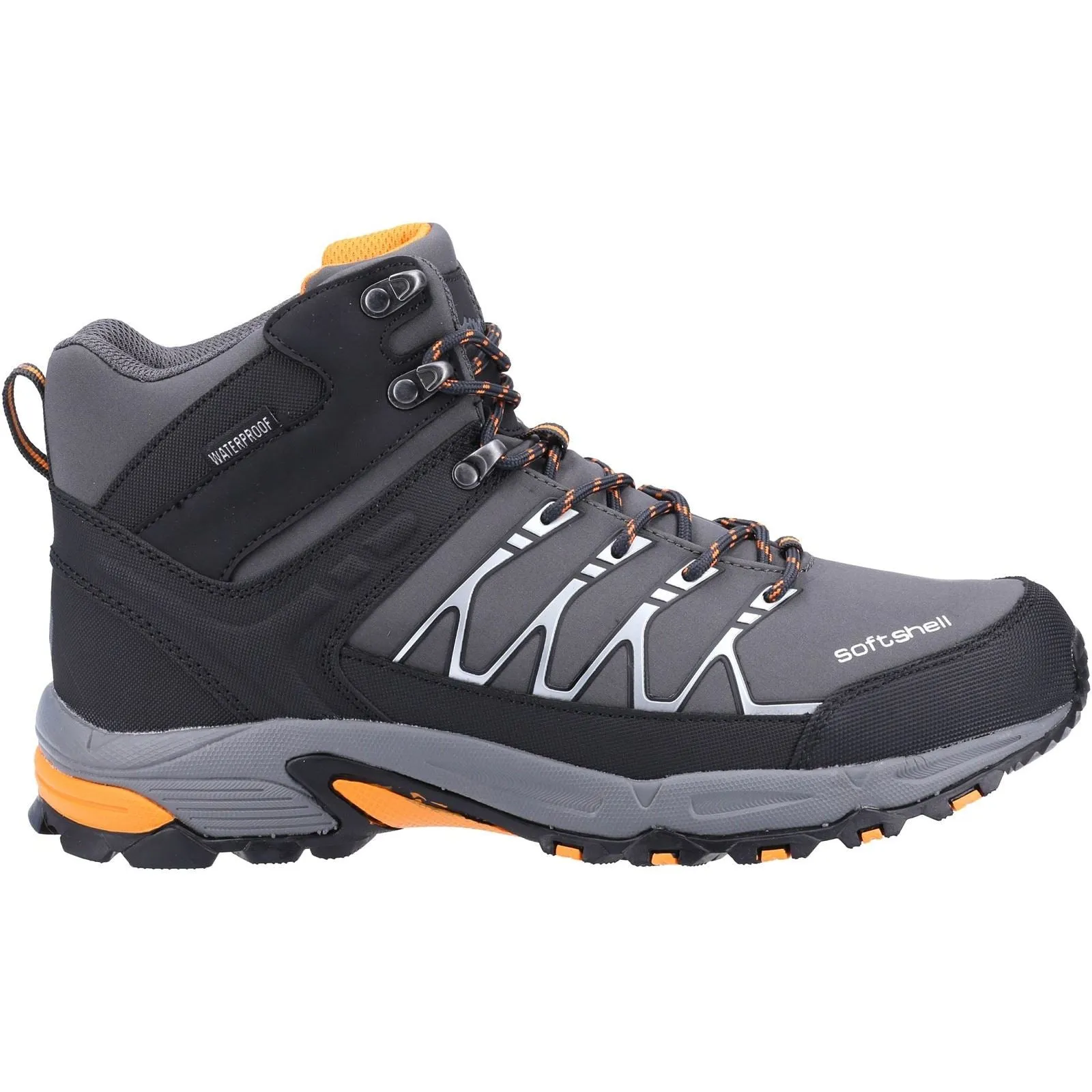 Cotswold Men's Abbeydale Mid Hiker in Grey/Orange