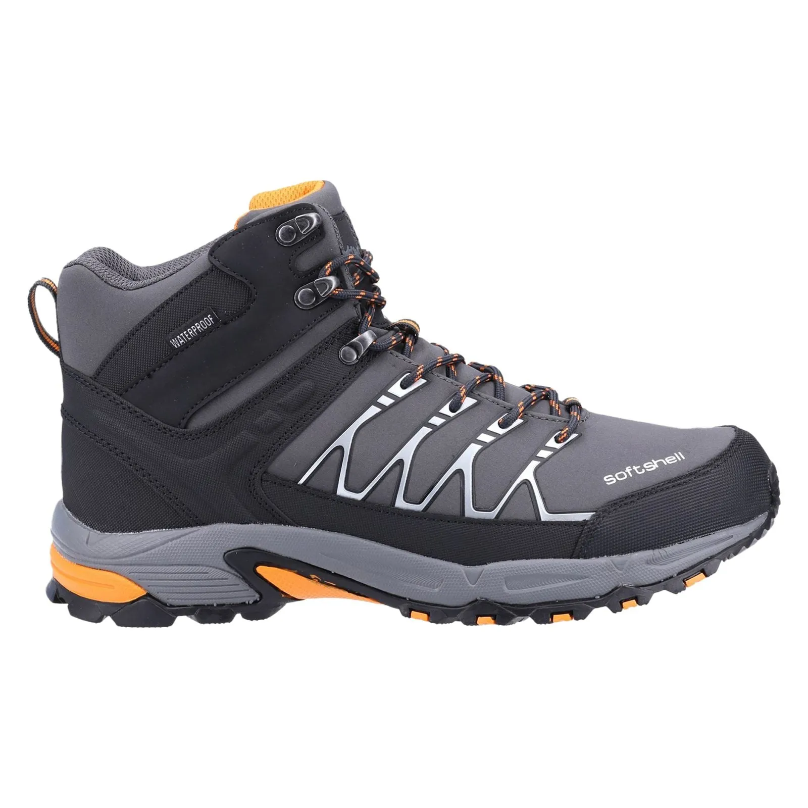 Cotswold Men's Abbeydale Mid Hiker in Grey/Orange