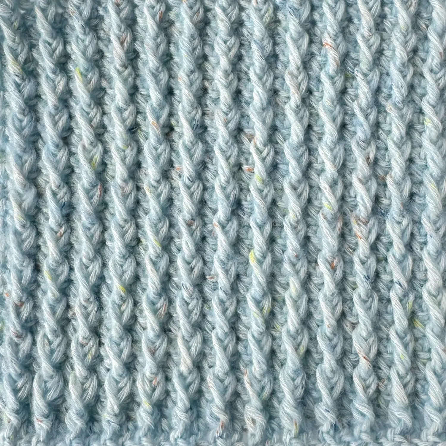 Cotton to The Core Speckled Soft Baby Yarn for Crocheting, 6 Skeins, 810Yds/300G, Free Patterns - Size 3 DK Light Worsted Weight Cotton Yarn for Knitting - Frosted Blueberry
