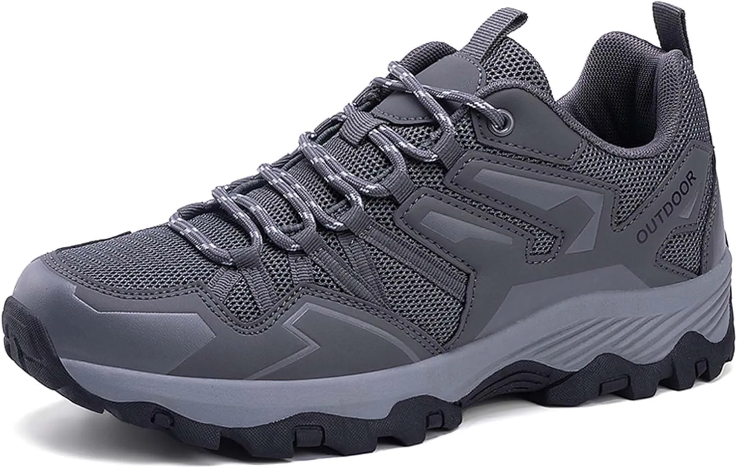 Couple Outdoor Mountaineering Boots, Muddy wading Plush Hiking Shoes, Rubber Sole Breathable Mesh Ankle Shoes, Casual and Fashionable Travel Boots, Anti Slip Sports Shoes